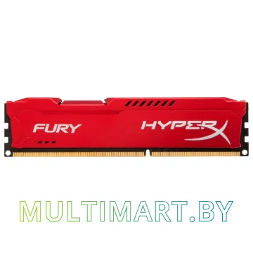 Оперативная память HyperX Fury Red 4GB DDR3 PC3-12800 (HX316C10FR/4)